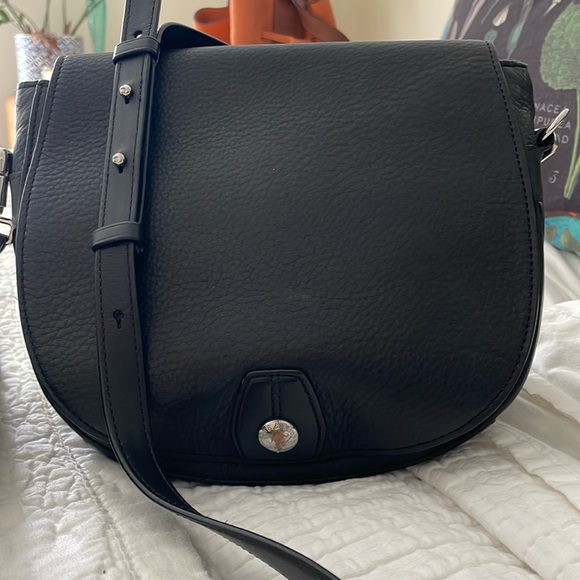 rag & bone Handbags - rag & bone Black Leather Crossbody Bag